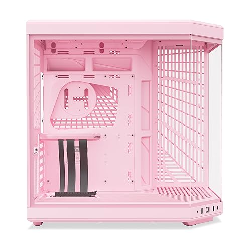 HYTE Y70 Dual Chamber ATX Mid Tower Modern Aesthetic Case - Strawberry Milk