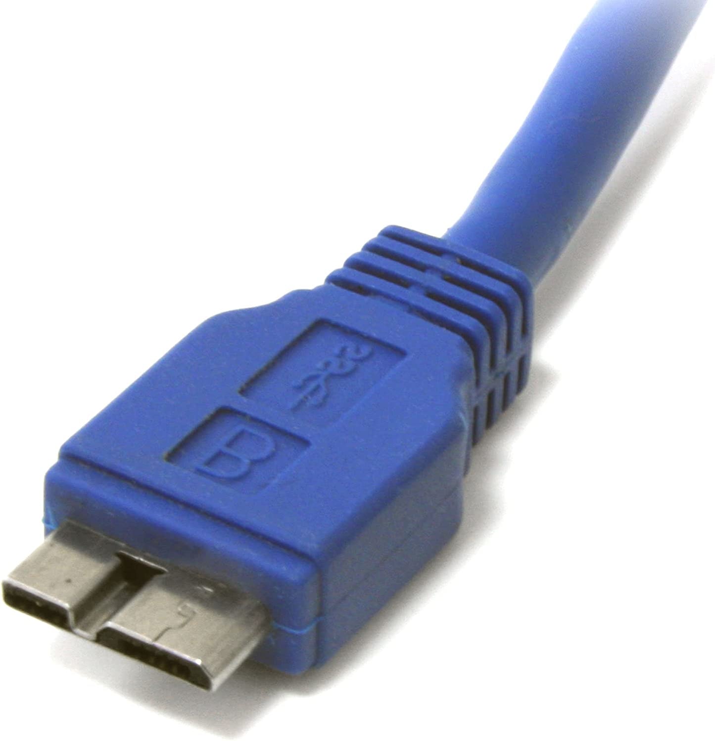 StarTech.com 3 ft. (0.9 m) USB 3.0 to Micro B Cable - SuperSpeed USB 3.0 5Gbps - Shielded USB A to USB Micro B - Blue - USB 3.0 Cable (USB3SAUB3) 3 Feet Blue