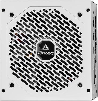 Antec NeoECO Series NE850G M White, 80 Plus Gold Certified, 850W Full Modular with PhaseWave Design, Japanese Caps, Zero RPM Manager, 120 mm Silent Fan, ATX 12V 2.4 &amp; 7-Year Warranty