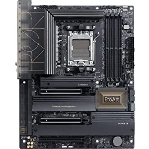 ASUS ProArt X670E-Creator WiFi 6E Socket AM5(LGA 1718) Ryzen 7000 ATX content creator motherboard(PCIe 5.0,DDR5,USB4,10 Gb&amp;2.5 Gb LAN,WiFi 6E,4xM.2 slots,front panel USB 3.2 Gen2x2,ProArt Creator Hub)