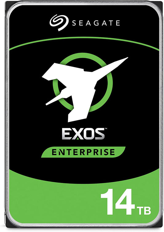 Seagate Exos X16 14TB 7200 RPM SATA 6Gb/s 256MB Cache 3.5-Inch Internal Data Center HDD Enterprise Hard Drive (ST14000NM001G)