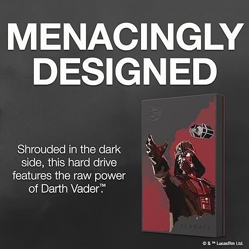 Seagate FireCuda Gaming Hard Drive 2TB [ Darth Vader Special Edition ]