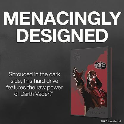 Seagate FireCuda Gaming Hard Drive 2TB [ Darth Vader Special Edition ]