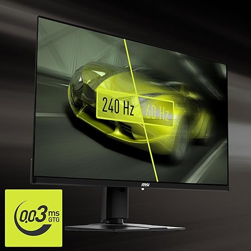 MSI MAG 321UPX QD-OLED, 32 4K UHD Quantum Dot OLED Gaming Monitor, 3840 x 2160, 0.03ms, 240Hz, True Black HDR 400, 90W USB Type C, HDMI, DP Port
