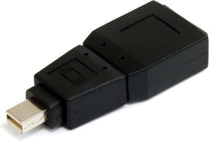 StarTech.com Mini DisplayPort to DisplayPort Adapter Converter - Mini DP (m) to DP (f) Converter Adapter (GCMDP2DPMF)