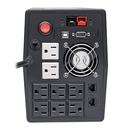 TRIPP LITE SMART1500LCDTXL UPS Line-Interactive UPS 1440VA 1200W - 8 NEMA 5-15R Outlets, Tower 1500VA Tower Expandable