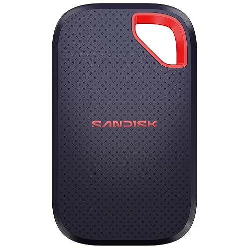 SANDISK 1TB Extreme Portable SSD, Up to 2000MB/s Transfer Speeds-New Model New Model 1TB Black