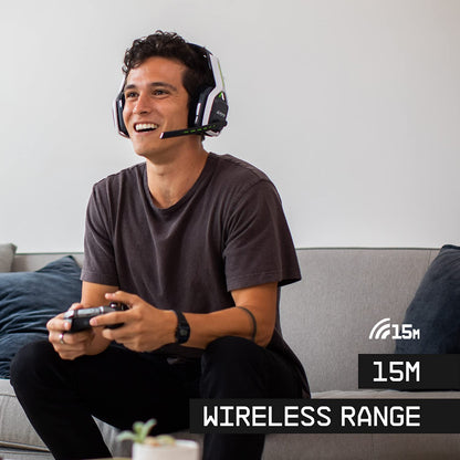ASTRO Gaming A20 Wireless Headset Gen 2 for Xbox Series X | S, Xbox One, PC &amp; Mac - White /Green Xbox Series X/S, PC/Mac Headset Only