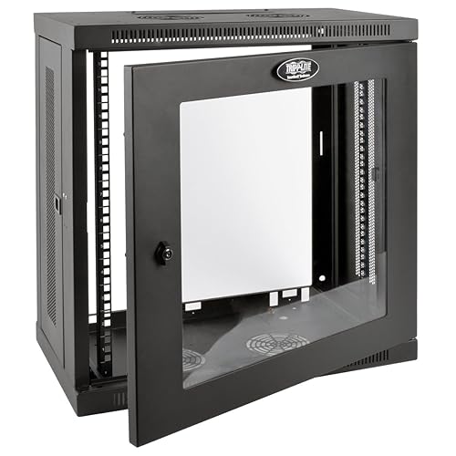 Tripp Lite 12U Wall Mount Rack Enclosure Server Cabinet with Acrylic Glass Door, 13" Patch-Depth (SRW12U13G)