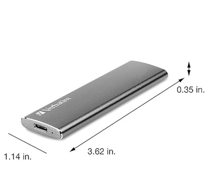 Verbatim 240GB Vx500 External SSD -USB 3.1 Gen 2 – Graphite