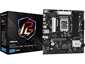 ASRock B660M Phantom Gaming 4 Socket LGA1700/ Intel B660/ DDR4/ SATA3&amp;USB3.2/ M.2 Micro ATX Motherboard