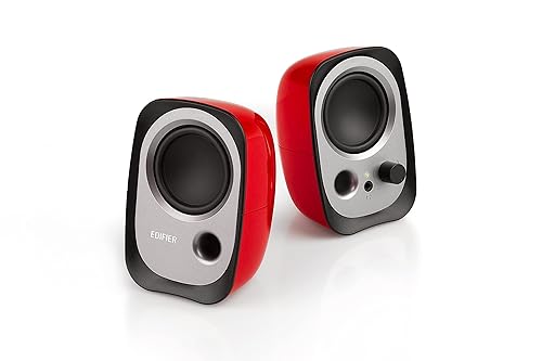 Edifier R12U Stereo Computer Bookshelf Speakers - Red