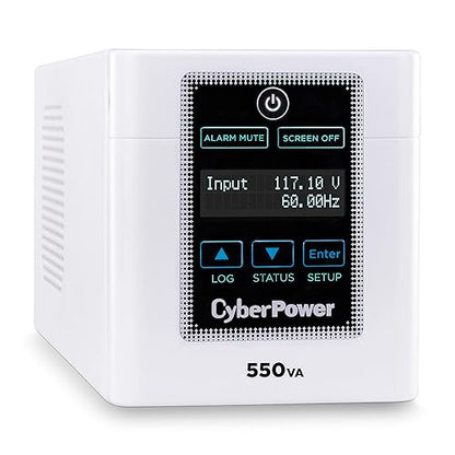 CyberPower M550L Medical-Grade UPS System, 550VA/440W, 4 Outlets, AVR, Tower