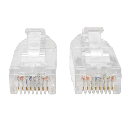 Tripp Lite 8in Cat6 Gb Snagless Molded Slim Utp Patch Cable Rj45 Gray