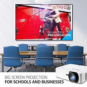 ViewSonic LS920WU 6000 Lumens WUXGA Laser Projector for 300 Inch Screen, Dual HDMI, 4K HDR/HLG Support, 1.6X Optical Zoom for Business and Education