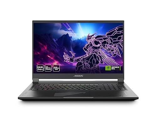 GIGABYTE AORUS 17X: 17.3 16:9 QHD 2560x1440 240Hz, NVIDIA GeForce RTX 4090 Laptop GPU 16GB GDDR6, Intel Core i9-14900HX, 32GB DDR5 RAM, 2TB SSD, Win11 Home AD (AORUS 17X AZG-65US665SH)