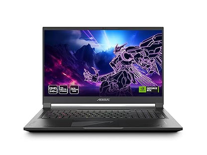 GIGABYTE AORUS 17X: 17.3 16:9 QHD 2560x1440 240Hz, NVIDIA GeForce RTX 4090 Laptop GPU 16GB GDDR6, Intel Core i9-14900HX, 32GB DDR5 RAM, 2TB SSD, Win11 Home AD (AORUS 17X AZG-65US665SH)