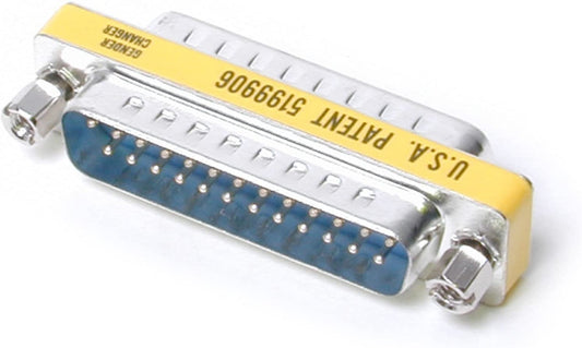 StarTech.com DB25 Slimline Gender Changer M/M - Serial / parallel gender changer - DB-25 (M) to DB-25 (M) - GC25SM