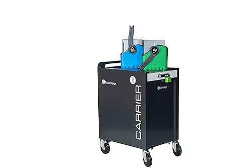LocknCharge 10129 Carrier 20 Cart, 27.8" Height, 19.2" Wide, 27.8" Length, Gray