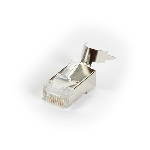 Black Box CAT6A RJ-45 Modular Plug, Shielded 100-PACK