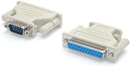 StarTech.com DB9 to DB25 Serial Adapter - M/F - Serial adapter - DB-9 (M) to DB-25 (F) - AT925MF