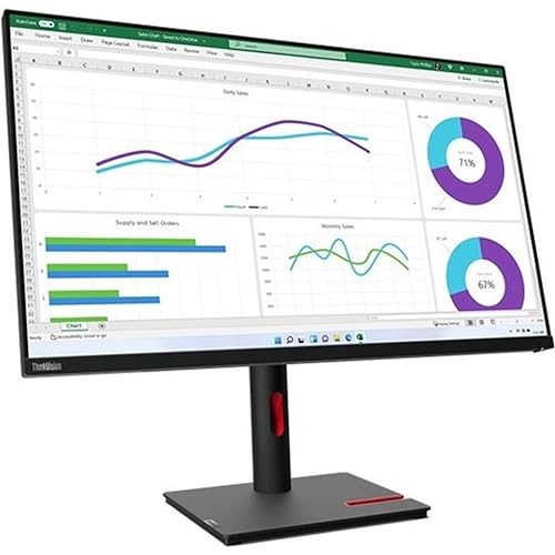 Lenovo - 63D3ZAR1US - Thinkvision T32h-30(63d3zar1us) - 31.5inch 2560 X 1440 16:9 - 60 Hz - W-led - 0.