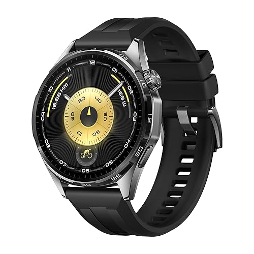 HUAWEI Watch GT 6 Smart Watch, 1.47'' Display, up to 21 Days Battery Life, GPS Smart Watches with 100+ Sports Mode, iOS & Android Compatible, Emotional Wellbeing, Health Monitoring, 46mm, Black Black GT6 46mm