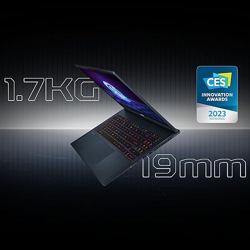 MSI Stealth 16 AI Studio A1VFG-073CA 16 QHD+ 240Hz Ultra Thin and Light Gaming Laptop, Intel Core Ultra9-185H, RTX 4060, 32GB DDR5, 1TB NVMe SSD, Windows 11 Home