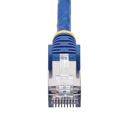 StarTech.com 10ft Blue CAT8 Ethernet Cable, Snagless RJ45, 25G/40G, 2000MHz, 100W PoE++, S/FTP, 26AWG Pure Bare Copper, LSZH