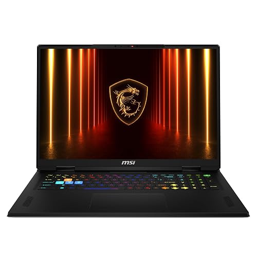 MSI Vector A18 HX 18” 240Hz QHD+ Gaming Laptop: AMD Ryzen 9-9955HX, NVIDIA Geforce RTX 5080, 64GB DDR5, 2TB NVMe SSD, Type C, Wi-Fi 7, Win 11 Pro: Cosmo Gray A9WIG-076US
