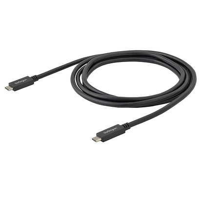 StarTech.com USB 3.1 Type C Cable 6 ft / 2m with Power Delivery (USB PD) Power Pass Through Charging USB Charger (USB315CC2M) USB 3.0 - C to C 6 ft / 2m