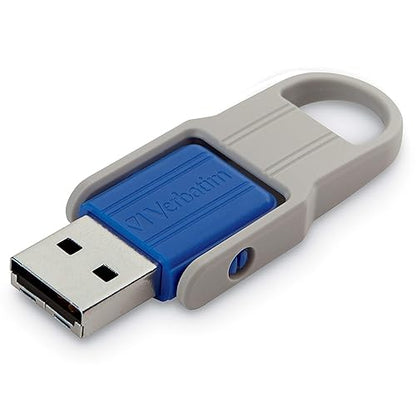 Verbatim 32GB Store 'n’ Flip USB Flash Drive, 2 Pack, Blue, Mint 32GB 2Pk Blue, Mint