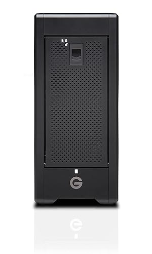 SanDisk Professional 48TB G-RAID Shuttle 8 - Transportable Enterprise-Class 8-Bay External Hard Drive, NAS Server, Thunderbolt 3 and USB-C, Hardware RAID, Up to 1900MB/s Read - SDPH48H-048T-NBAAB