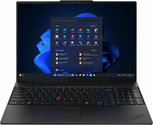 Lenovo ThinkPad E16 Gen 3 21SR0081US 16 Touchscreen Notebook - WUXGA - 60 Hz - Intel Core Ultra 7 255H - 32 GB - 1 TB SSD - English Keyboard - Black - Intel Chip - 1920 x 1200 - Windows 11 Pro - Arc
