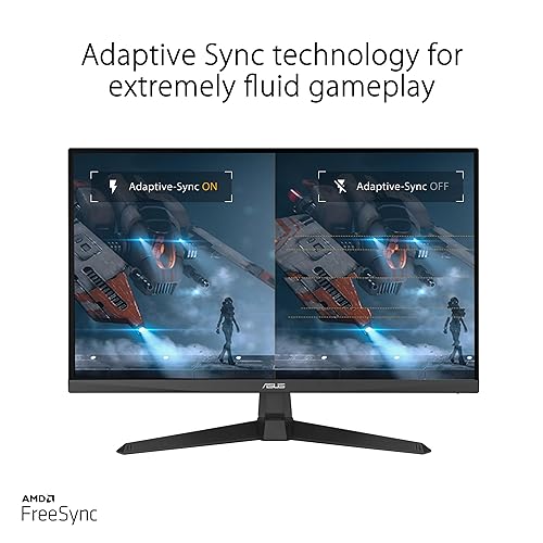 ASUS TUF Gaming 25” (24.5 viewable) 1080P Gaming Monitor (VG259Q3A) – FHD, 180Hz, 1ms, Fast IPS, Extreme Low Motion Blur, FreeSync, Variable Overdrive, Speakers, 99% sRGB, Shadow Boost 3yr Warranty