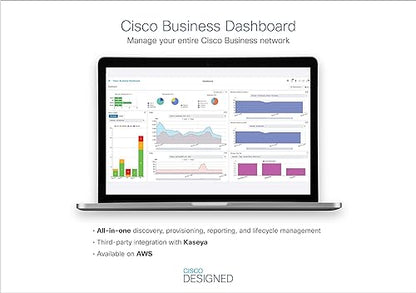 CISCO DESIGNED Business CBS350-48FP-4G-NA Managed Switch | 48 Port GE | Full PoE | 4x1G SFP | Limited Lifetime Protection (CBS350-48FP-4G-NA) Switch 48-port GE / PoE+ / 740W / 4 x GE uplinks