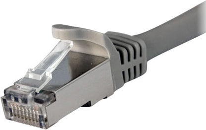 StarTech.com 1ft CAT6a Ethernet Cable - 10 Gigabit Shielded Snagless RJ45 100W PoE Patch Cord - 10GbE STP Network Cable w/Strain Relief - Gray Fluke Tested/Wiring is UL Certified/TIA (C6ASPAT1GR) 1 ft Grey