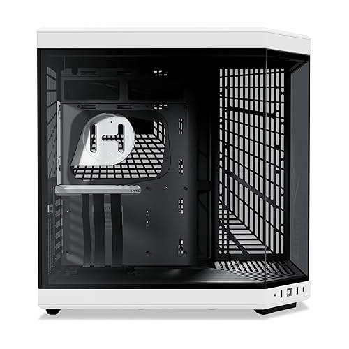 HYTE Y70 Dual Chamber ATX Mid Tower Modern Aesthetic Case - White/Black