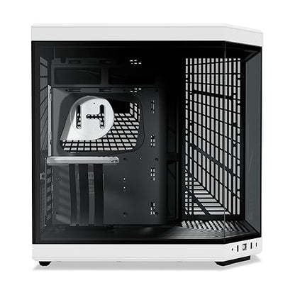 HYTE Y70 Dual Chamber ATX Mid Tower Modern Aesthetic Case - White/Black