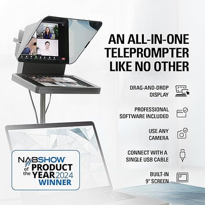 Corsair Elgato Creators Prompter - All-in-one Teleprompter With Built-in Screen - For Youtube