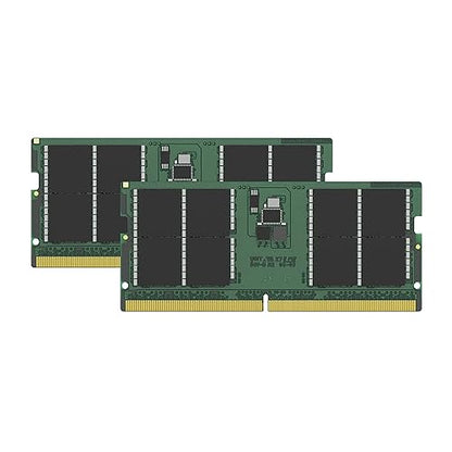 Kingston Branded Memory 64GB DDR5 5600MT/s SODIMM (Kit of 2) KCP556SD8K2-64 Notebook Memory 64GB 5600MT/s DDR5 SODIMM 2RX8 1.1V