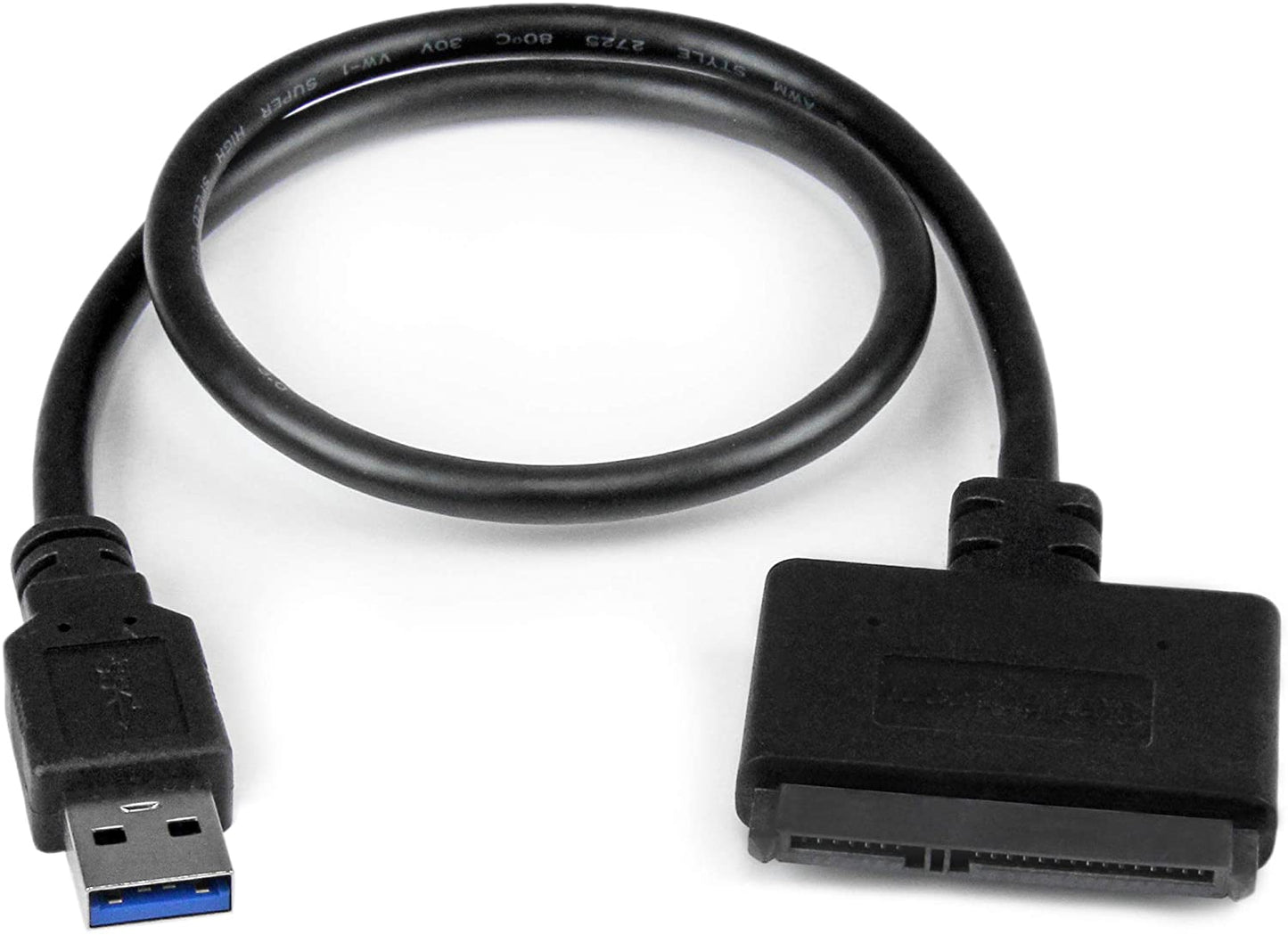 StarTech.com SATA to USB Cable - USB 3.0 to 2.5” SATA III Hard Drive Adapter - External Converter for SSD/HDD Data Transfer (USB3S2SAT3CB) USB 3.0 | 2.5" Cable