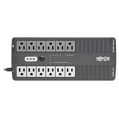 Tripp Lite 750Va 450W Ups Eco Green Battery Back Up Compact 120V USB RJ11, 12 Outlets ECO750UPS 750 VA