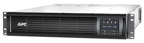 APC SMT2200RMUS UPS, Rack-Mountable, Black