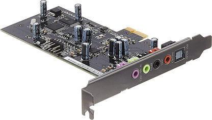 ASUS XONAR SE 5.1 Channel 192kHz/24-bit Hi-Res 116dB SNR PCIe Gaming Sound Card with Windows 10 compatibility
