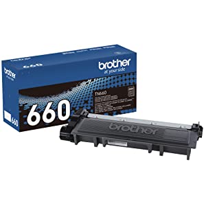 Brother Genuine High Yield Toner Cartridge, TN660, Replacement Black Toner, Page Yield Up To 2,600 Pages, Amazon Dash Replenishment Cartridge,1 Pack 1 Pack TN660 Black Toner Standard Packaging