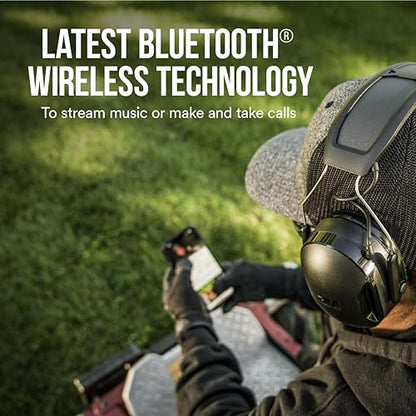 3M WorkTunes Connect + Solar Wireless Hearing Protector with Bluetooth Technology, Bluetooth Hearing Protection with a 26 dB Noise Reduction Rating