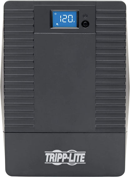 Tripp Lite 800VA UPS Battery Backup Surge Protector, Line Interactive UPS, Avr, 475W, 8 NEMA 5-15R Outlets, NEMA 5-15P Plug, 120V UPS, USB, Tower (OMNIVS800LCD)