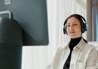 Cisco | Bang & Olufsen Cisco 980, Wireless Dual Over-Ear Bluetooth Headset with Case, USB-A HD Adapter, Active Noise Cancellation, Black Anthracite, 1-Year Limited Liability Warranty, HS-WL-980-BUNA-C