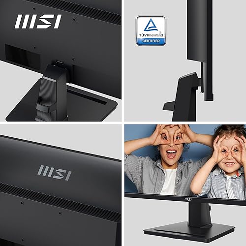 MSI PRO MP251 24.5-inch IPS 1920 x 1080 (FHD) Computer Monitor, 100Hz, Adaptive-Synch, HDMI, VGA Port, VESA Mountable, Tilt, Speaker, 1ms, Black